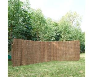 casa.pro Valla de Brezo Brielle Valla Jardín Exterior Balcón Terraza Pantalla de Privacidad Protección contra Viento Resistente 1,5kg/m² Ramas Secas Rollo de 500x200 cm - Aspecto Natural
