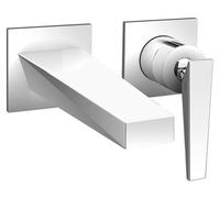 CASA39 Cristina Fractal: Grifo mezclador para lavabo, montaje en pared, modelo CRIFT25751