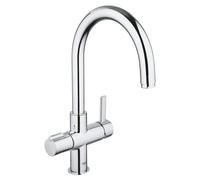 CASA39, Grifo mezclador para cocina, modelo Red Duo, con purificador de agua y caño alto, referencia 30033000