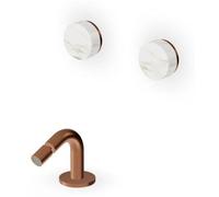 CASA39 Zucchetti Isy22: Grifo para bidé de tres orificios con caño de salida, modelo ZIS4751.P91