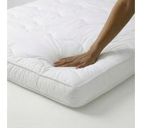 CASABEL Sobrecolchon 180x200 - Topper Colchon de Microfibra Transpirable Extra Grueso - Antideslizante y Antialergico - Topper con 4 Bandas Elasticas