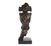 Casablanca - Escultura Decorativa - Silence - Poli - 39 x 13 x 13 cm