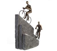 Casablanca Figura Decorativa de Escultura - Bicicleta de Carretera - Poli/Metal - 28 x 33 x 13 cm
