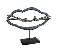 Casablanca modernes Design GILDE 89383 Love is in The Air Poly Grey 89383 - Ancho 41 cm Altura 32 cm