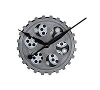 Casablanca modernes Design Reloj de Pared, Plata Negro, Breite 30 cm