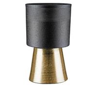 Casablanca NAMA - Maceta cilíndrica (Aluminio, 34 x 22 cm), Color Negro craquelado