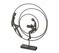 Casablanca Skulptur Design Figur Circles Eisen brüniert 74609