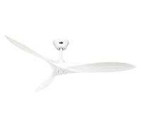 CasaFan Ventilador de techo ECO AIRSCREW 315250 152cm Motor blanco DC bajo consumo / 6 velocidades/Aspas madera