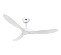 Casafan Ventilador de Techo Eco Genuino 315228-152cm / Motor DC Bajo Consumo/Madera Natural Blanco
