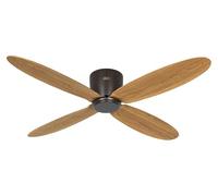 CasaFan Ventilador de techo ECO PLANO II 132 BZ-EN WIFI roble natural