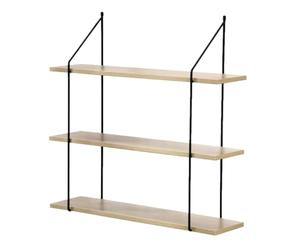 Casâme Balda De Pared 3 Niveles Acabado Madera 60 Cm De Largo