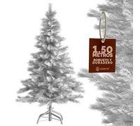 CASARIA® Árbol de Navidad Artificial Nevado Altura 150cm 470 Puntas con Soporte Agujas PVC Pino Arvore de Natal Decoración Navideña Exterior
