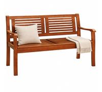 CASARIA Banco de Jardín Exterior 120x56cm de Madera Eucalipto