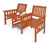 CASARIA® de Jardín con Mesa Carga 320kg 164x63x91cm Resistente Sillas