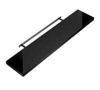 CASARIA Estantería para Pared Baldas Flotantes 110cm Fijación Invisible Repisa Multiusos Estante Madera