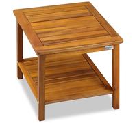 Casaria Mesa Auxiliar Madera Acacia Certificación FSC 45x45Cm 80Kg