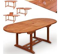 CASARIA Mesa Comedor Extensible Madera Certificación FSC
