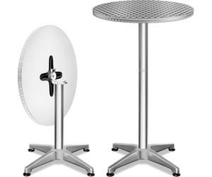 CASARIA Mesas Bar Bistro 2X Plegables Altura Ajustable 70-115cm