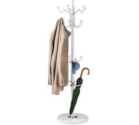 CASARIA Perchero de Pie Árbol 14 Ganchos 175x37cm Blanco