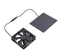 Casas de Ventilador con Paneles Solares Fanner Escape Ventilador Solar Ventilador Solar Solar para Mascotas, Iluminación Al Aire Libre