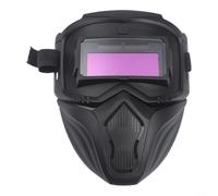 Casco de soldadura con atenuación automática con lente de color real para una visibilidad clara durante las tareas de soldadura, chorro de arena y pulido, resistente (1)