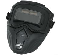 Casco de soldadura de oscurecimiento automático, máscara de alta definición con diadema ajustable y lente resistente a los impactos para protección ocular (A)