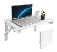 CASDUCT Mesa Plegable de Pared de Madera de 42 x 30 cm,Blanco
