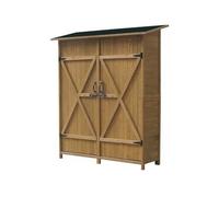 Caseta Cobertizo Para Jardín "espacio" - 140 X 49 X 162 Cm - Marron