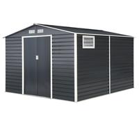 Caseta de herramientas metálica Malmo 3,4 x 3,2 m Store Boss antracita