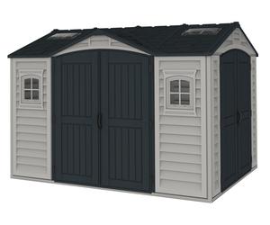 Caseta de jardín de resina Duramax Apex Pro Plus 3,2x2,4 m gris