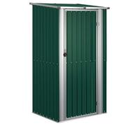 Caseta De Jardín Verde 118,5x97x209,5 Cm Acero Galvanizado Vidaxl