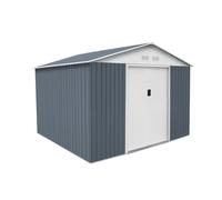 Caseta de metal bristol de 321x205x241 cm y 7,7 m² con 0,25 mm de espesor