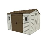 Caseta de resina de jardín Duramax Apex 3,2x2,4 m marrón