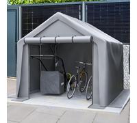 Caseta para herramientas, garaje para bicicletas, toldo para garaje, casa de jardín, toldo para almacenamiento, cobertizo para herramientas