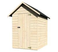 Caseta para jardín Ambeal (Medidas ext. (An x Pr): 149 x 182 cm, Espesor de pared: 12 mm, Natural)