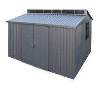 Casetta in Alluminio Alu 10'x8' Duramax 323 x 243 x 235 cm colore grigio Grigio