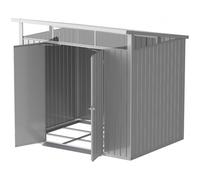 Casetta in Metallo Palladium Duramax 8'x6' a due porte 209x249x231 cm colore grigio Grigio