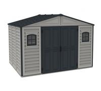 Casetta in PVC WoodBridge Plus V2 10,5'x8' Duramax 319 x 240 x 233 cm Grigio/Grigio Scuro