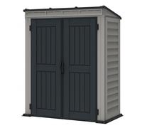 Casetta in PVC YardMate Pent PLUS 5'x3' Duramax Plus, 92 x 171 x 202 cm Grigio/Grigio Scuro