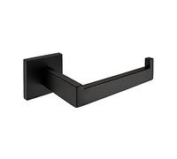 CASEWIND Portarrollos de Papel Higiénico Negro Mate, Portarrollos de Papel Higiénico Montado en la Pared, Portarrollos de Papel Higiénico Acero Inoxidable Baño Deco con Perforación