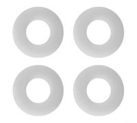 CashMuch 4 juntas de sellado de silicona para sistema de drenaje Geberit de 2 pulgadas, arandela antifugas, parte de fontanería, color blanco