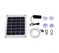 CashMuch Aireador solar silencioso de estanque de 20 W, bomba de oxígeno de alta ireadores de peceras al aire libre para acuicultura, hidroponía, ciclismo acuático