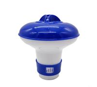 CashMuch Dispensador flotante para tabletas de 0.5 pulgadas, alimentador de bromo ajustable para piscinas Intex, spas, jacuzzis, tapa extraíble para un fácil llenado