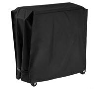 CashMuch Funda para carrito de refrigeración para enfriador de bebidas, resistente para muebles de exterior con asas laterales, café (negro)