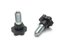 CashMuch M14 x 1.5 Tornillo de mano de plástico para cinta de correr para cinta de correr, color negro, paquete de 2