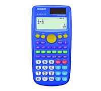 Casio Calculadora Científica FX-55Plus Azul, 240 Funciones, 10+2 Dígitos, Pantalla Natural de Libro de Texto, No Programable