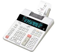 Casio Calculadora de impresión HR-300RC con Pantalla LCD retroiluminada, Blanco, Mini Escritorio