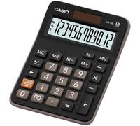 CASIO Calculadora de Mesa de 12 Dígitos, Negro