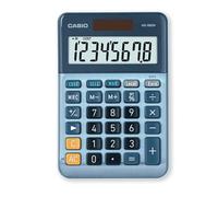 Casio ms-88em calculadora escritorio pantalla de calculadora azul