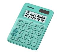Casio calculadora de oficina sobremesa verde 10 dígitos